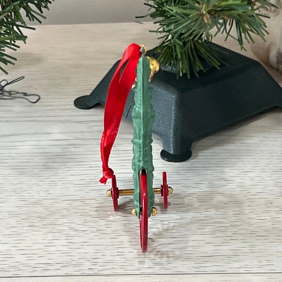 Hallmark Vintage Bundle Wonderful Santacycle Horse Tricycle 1988 Uncle Sam 1996 - Picture 12 of 14